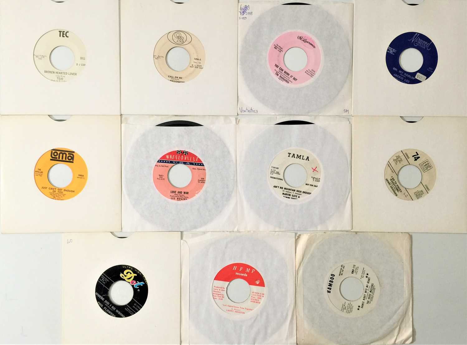 Lot 12 - ORIGINAL US NORTHERN / SOUL 7" RARITIES PACK