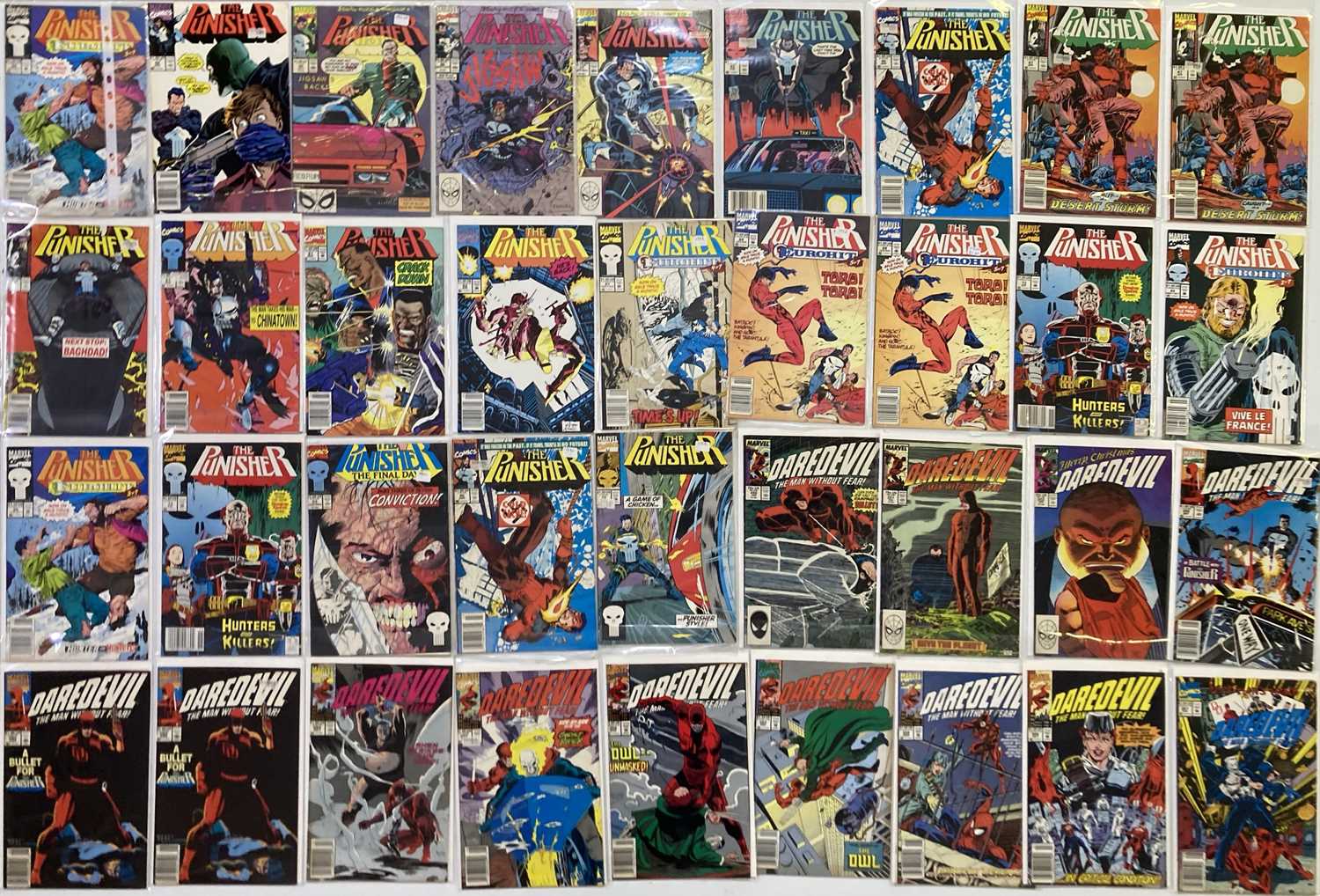 Lot 132 - APPROX 84 PUNISHER & DAREDEVIL MARVEL COMICS.