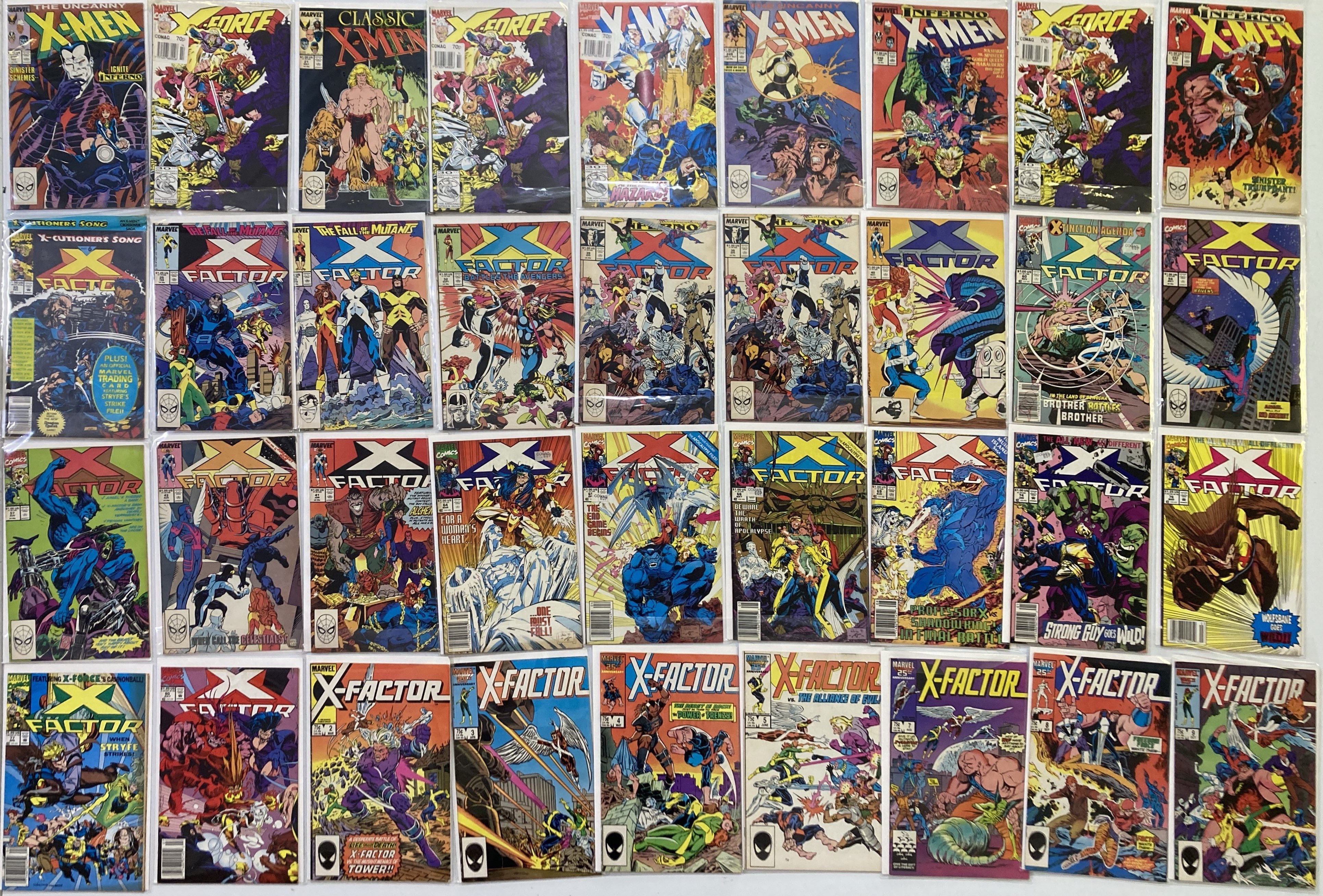 Lot 142 - APPROX 90 MARVEL COMICS (X-MEN/X-FACTOR,