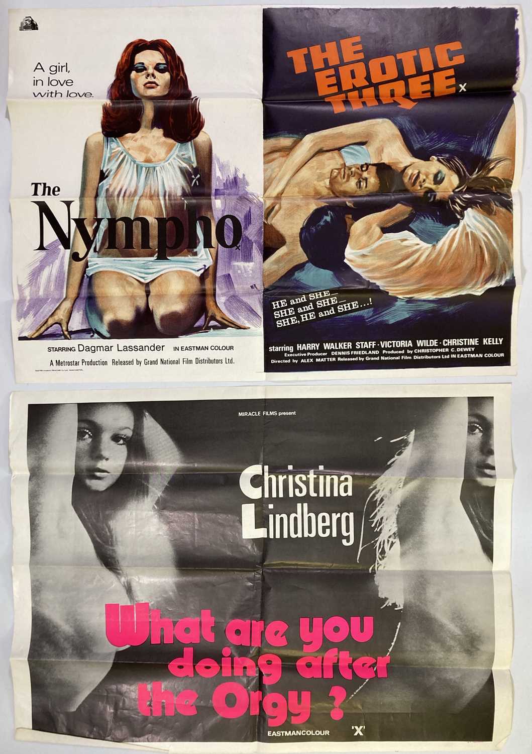 Lot 267 - ADULT TITLES - FILM POSTERS.