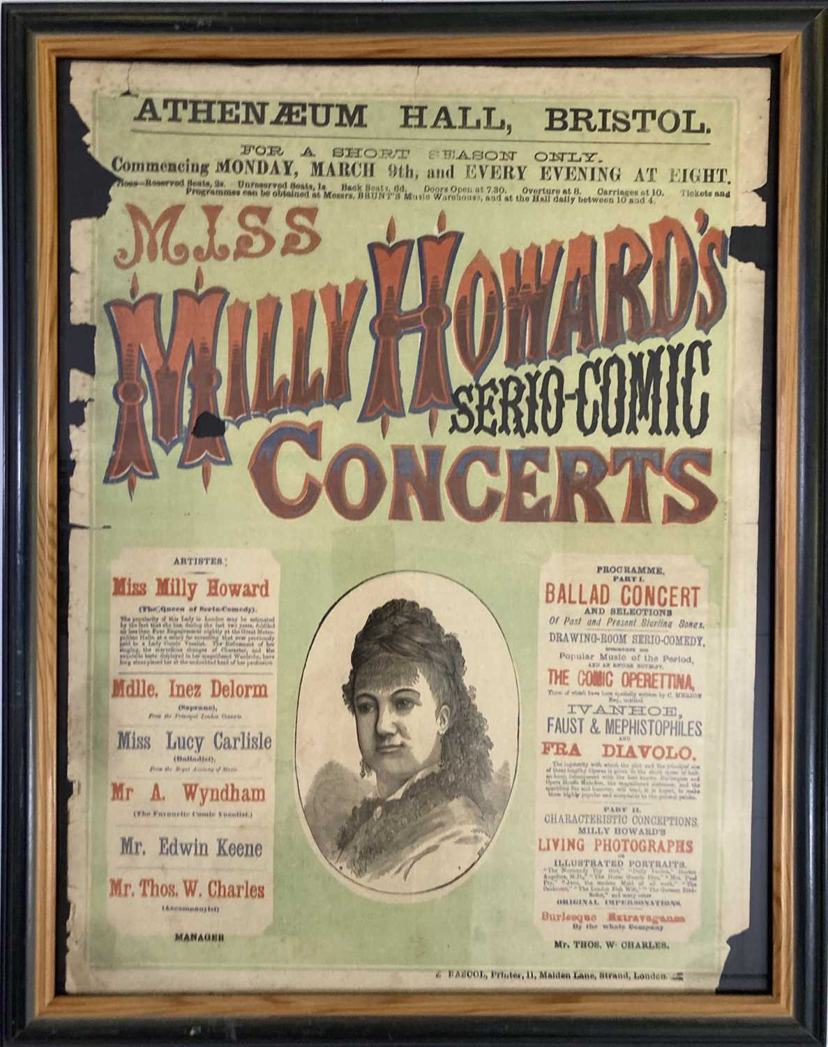 Lot 194 - 19/20TH C VARIETY / THEATRE POSTERS.