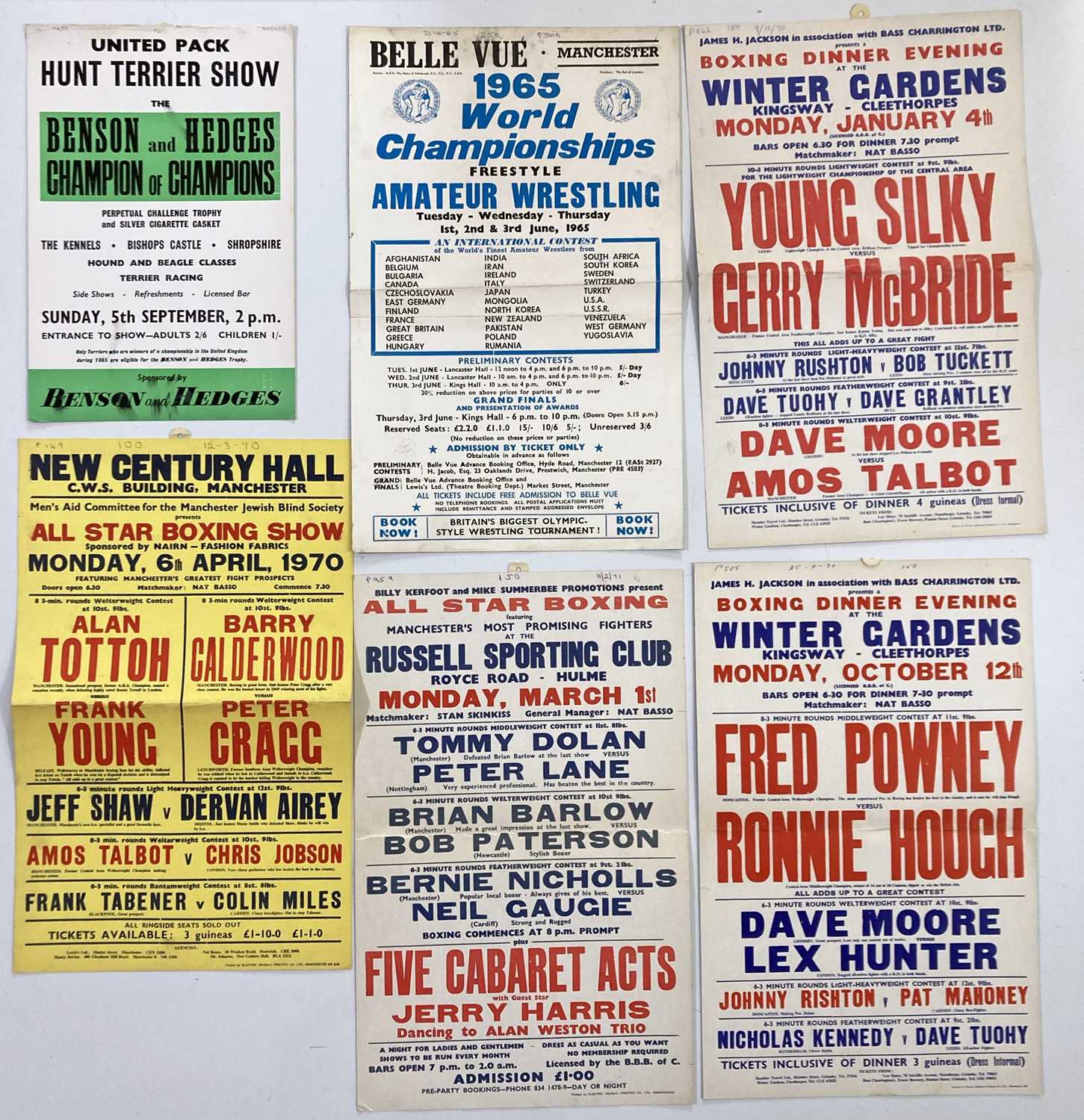 Lot 15 - 20TH C BOXING / SPORTING POSTERS.