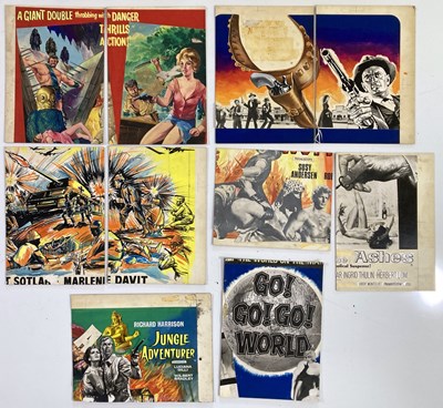 Lot 278 - ORIGINAL POSTER DESIGN BOARDS INC FOR 'INVITATION TO A GUNFIGHT'.