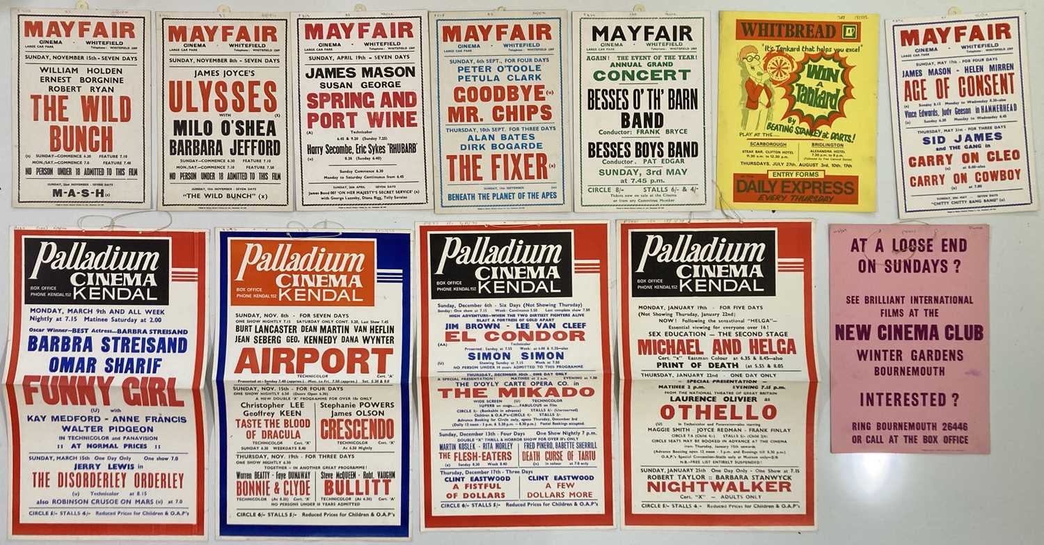 Lot 283 - CINEMA BILLING POSTERS C 20TH C.