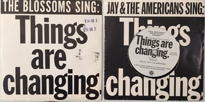 Lot 78 - JAY & THE AMERICANS/ THE BLOSSOMS - THINGS ARE CHANGING 7" PACK