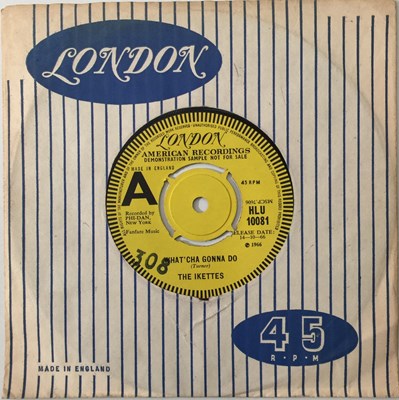 Lot 79 - THE IKETTES - WHAT'CHA GONNA DO 7" (UK DEMO - LONDON - HLU 10081)