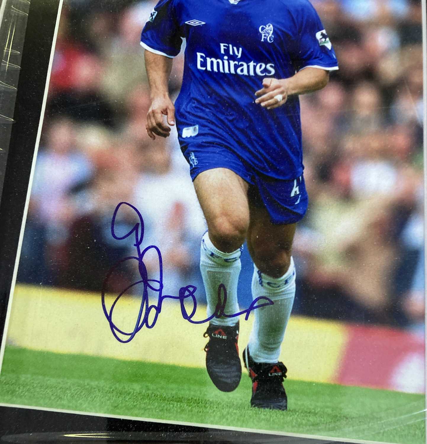Lot 101 FOOTBALL MEMORABILIA FRANK LAMPARD/ZOLA