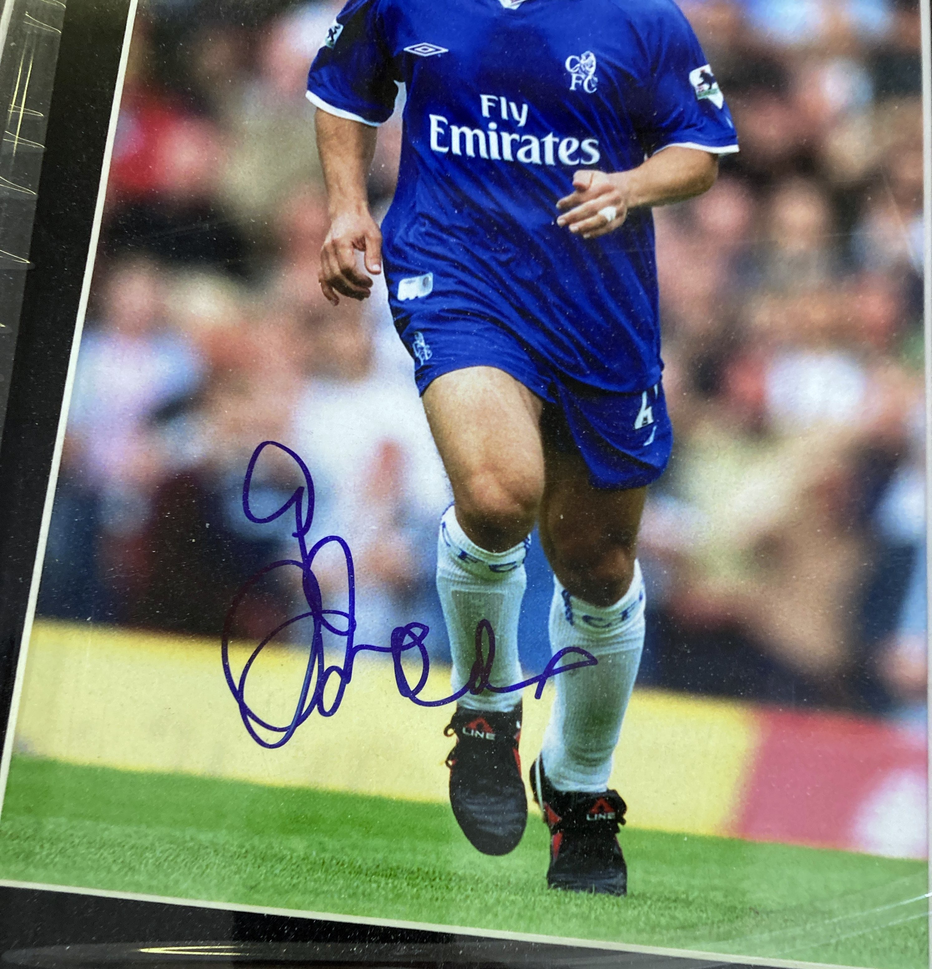 Lot 101 FOOTBALL MEMORABILIA FRANK LAMPARD/ZOLA