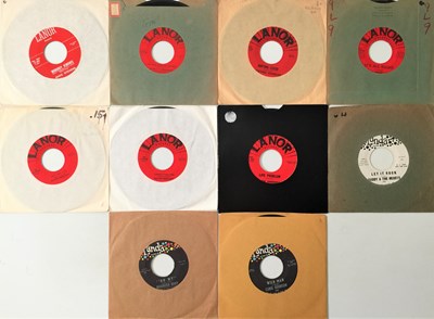 Lot 7 - LANOR/ LANDER RECORDS - R&B/ ROCKABILLY/ SOUL - 7" PACK