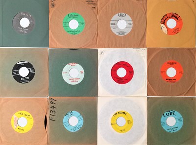 Lot 8 - L LABELS - ROCK N ROLL/ ROCKABILLY ETC - 7" COLLECTION