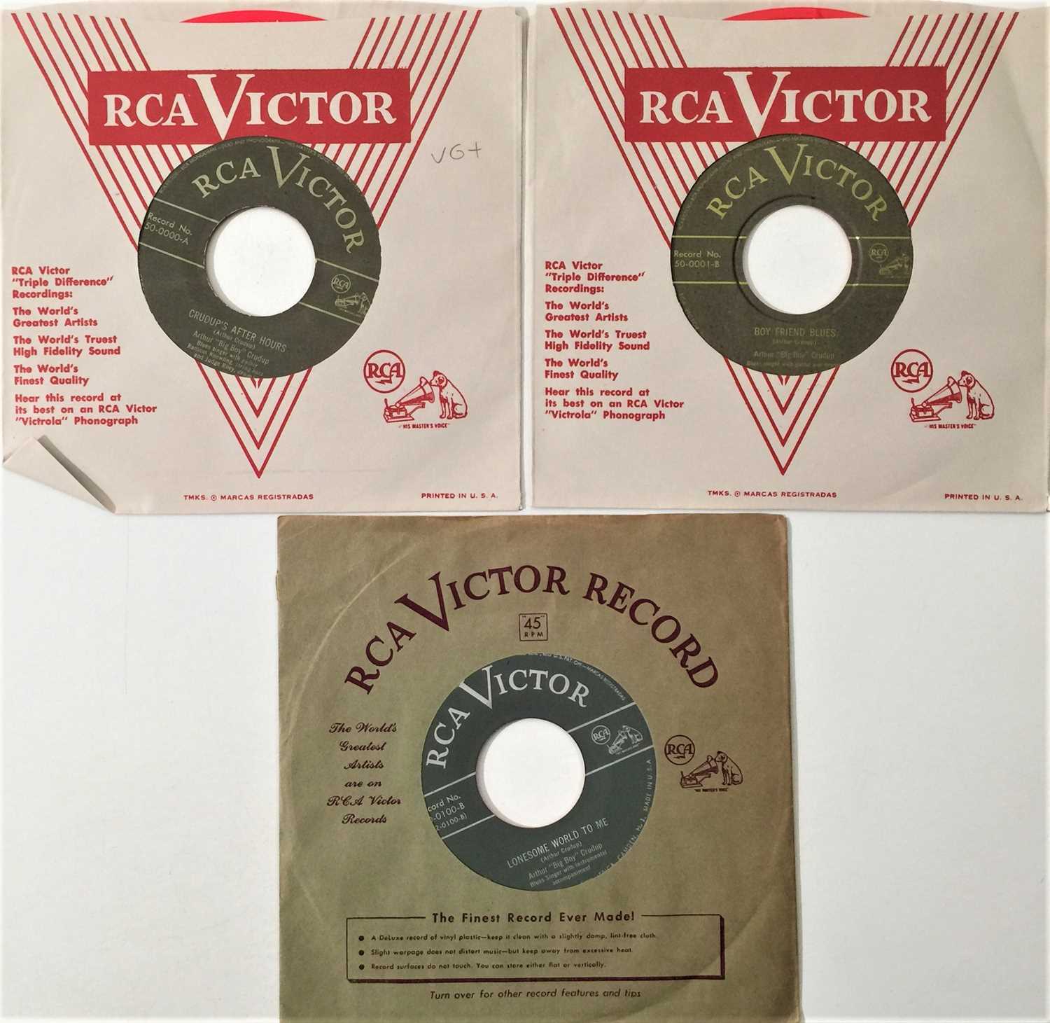 Lot 83 - ARTHUR "BIG BOY" CRUDUP - 7" RCA RARITIES