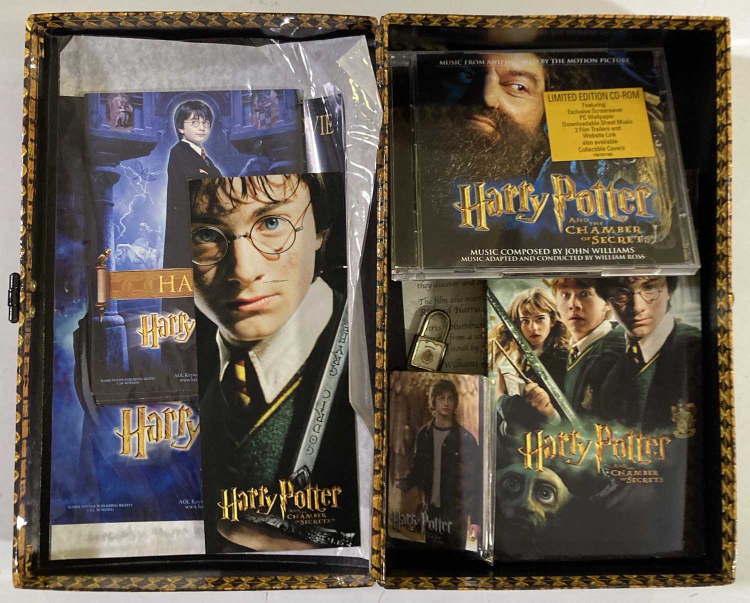 Lot 231 - HARRY POTTER - CHAMBER OF SECRETS KIT ISSUED TO BAFTA MEMBERS.