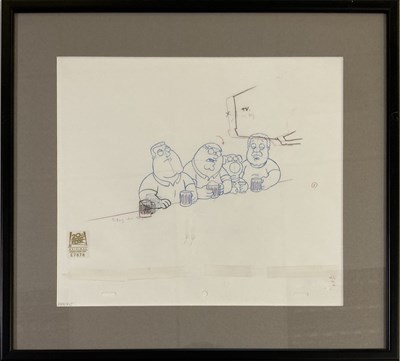 Lot 235 - FAMILY GUY - ORIGINAL PRODUCTION DRAWING.