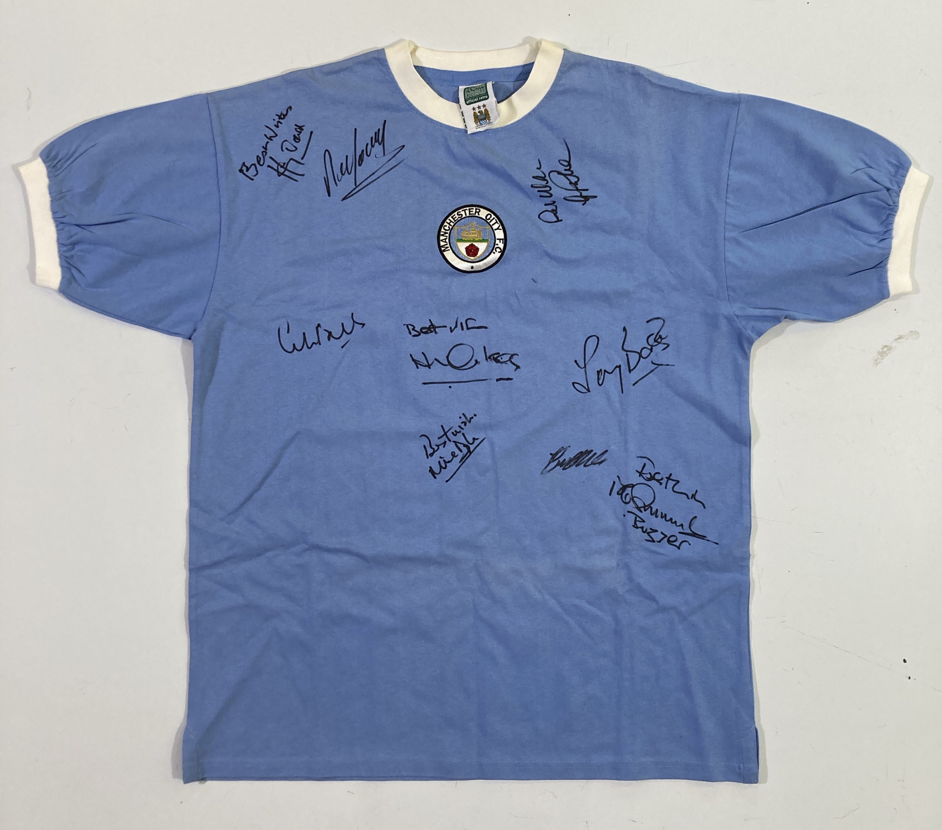 Lot 108 FOOTBALL MEMORABILIA MANCHESTER CITY