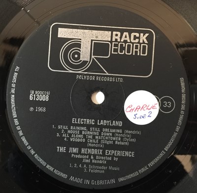 Lot 701 - JIMI HENDRIX - ELECTRIC LADYLAND LP (ORIGINAL UK PRESSING - TRACK 613008/9)