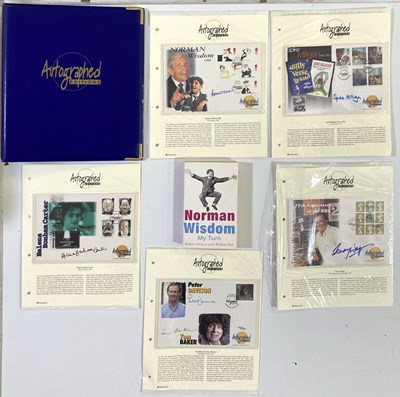 Lot 175 - TV STARS - SIGNED FIRST DAY COVERS / BOOKS.