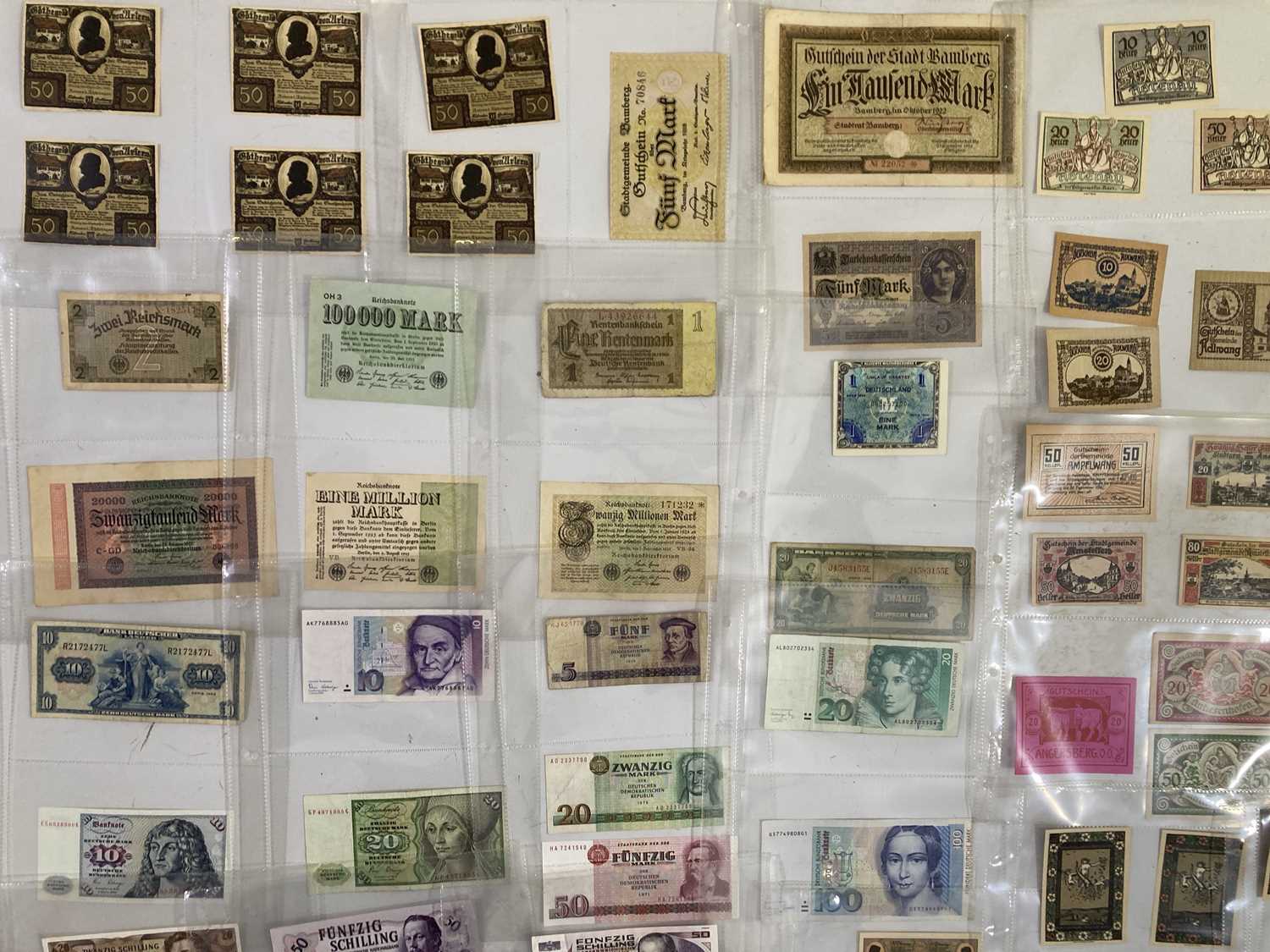 Austrian Note Lot 15 - GERMAN / AUSTRIAN BANK NOTES.