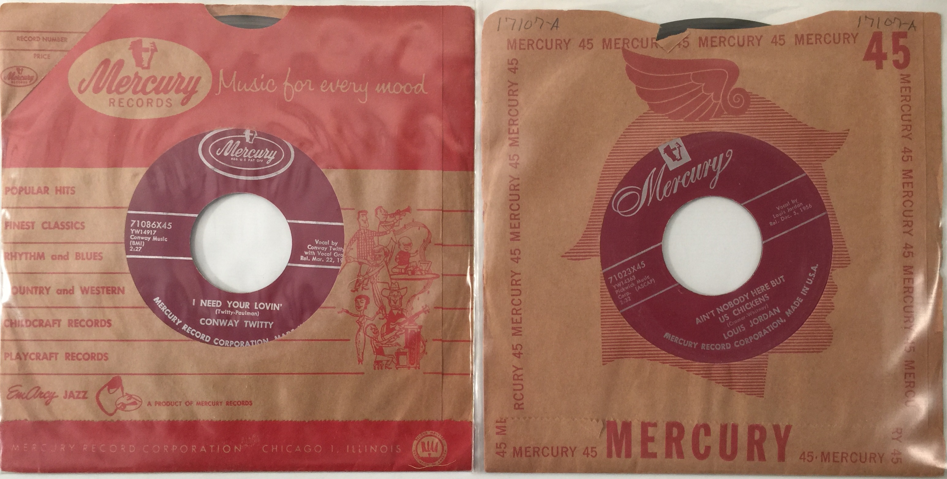 Lot 30 MERCURY RECORDS 7