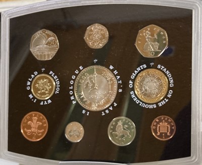 Lot 21 - UK PROOF SETS AND COINS.