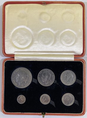Lot 29 - 1927 SILVER PROOF COIN SET.