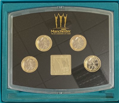 Lot 32 - MANCHESTER 2002 COMMONWEALTH GAMES COIN SET.