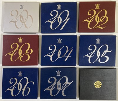 Lot 36 - UK PROOF COIN SETS - 2000 - 2008.