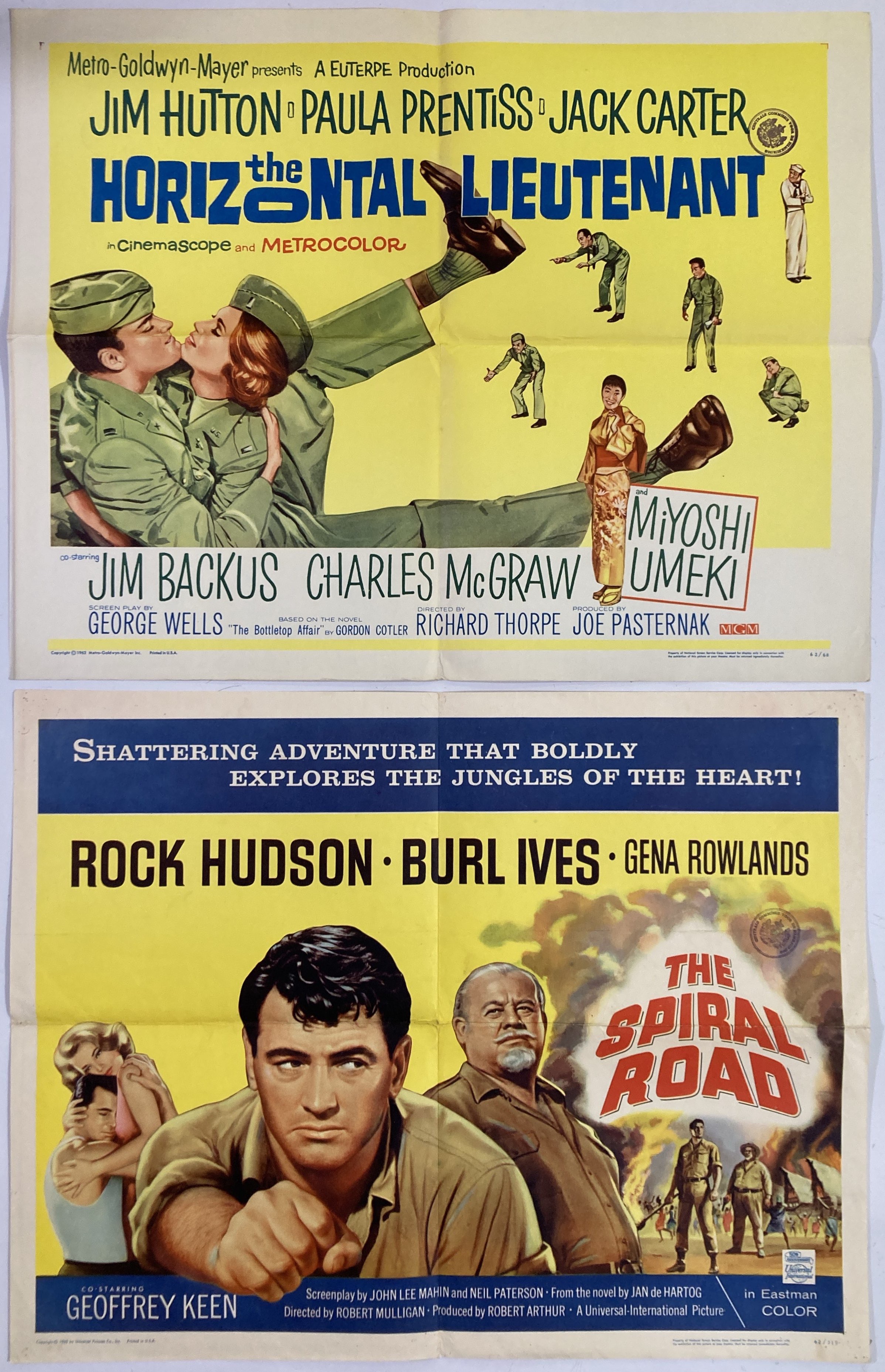 Lot 297 FILM POSTERS US HALF SHEETS 1950S/60S