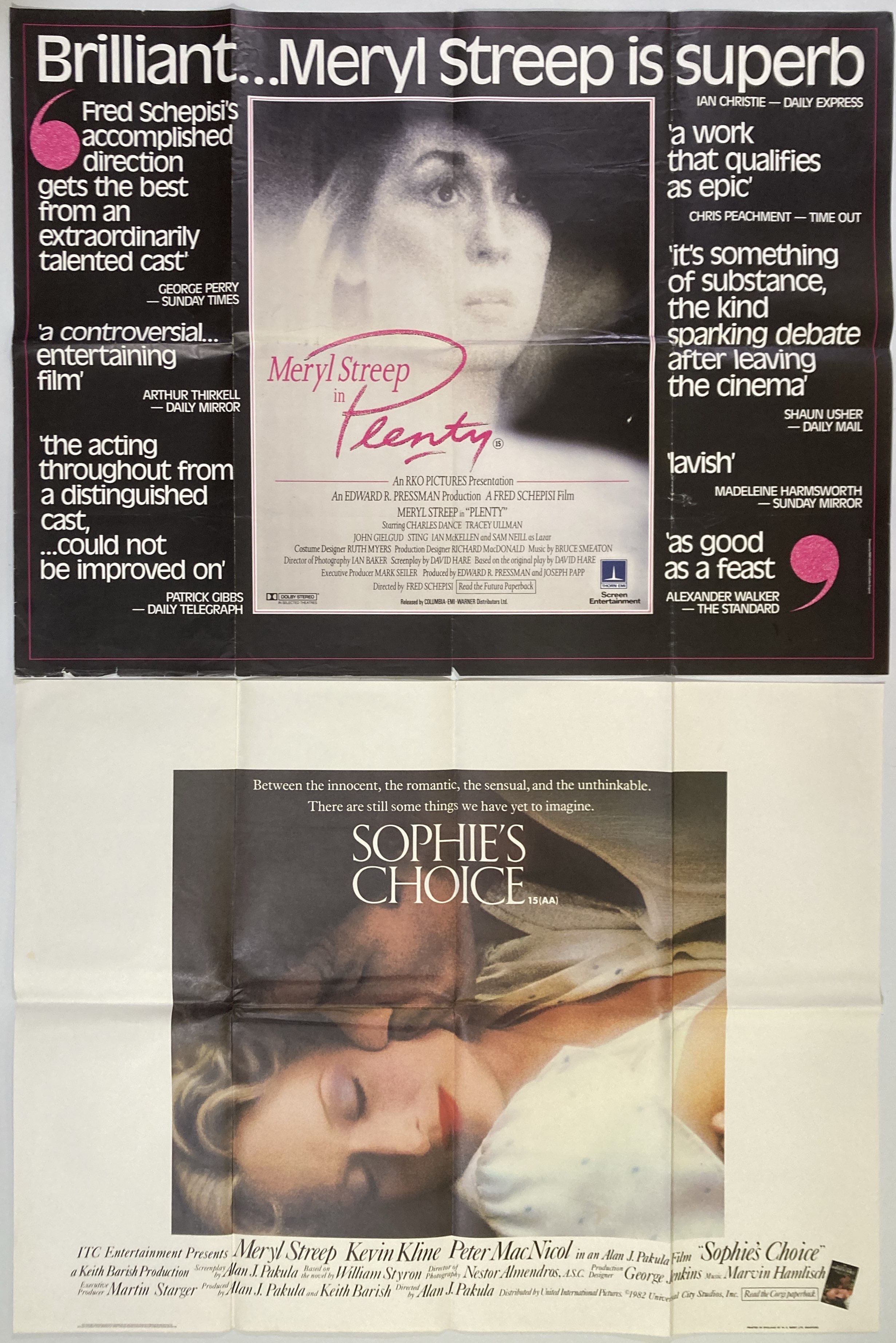 Lot 304 UK CINEMA POSTERS.