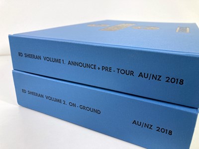 Lot 397 - ED SHEERAN SIGNED LIMITED EDITION 2018 TOUR BOOKS.