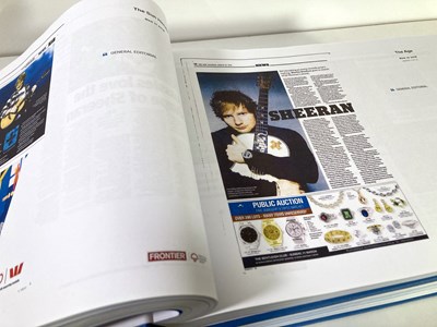 Lot 397 - ED SHEERAN SIGNED LIMITED EDITION 2018 TOUR BOOKS.