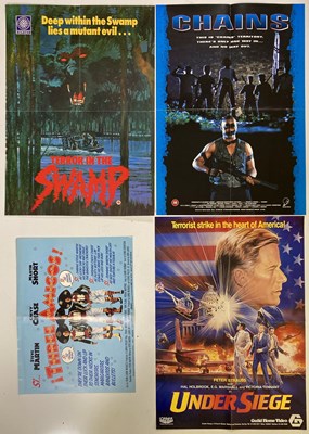 Lot 309 - UK CINEMA AND VIDEO RELEASE POSTERS.