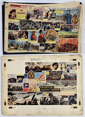 Lot 151 - FRANK BELLAMY - THE EAGLE - MONTGOMERY OF ALAMEIN STORYBOARD.