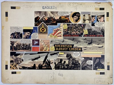 Lot 151 - FRANK BELLAMY - THE EAGLE - MONTGOMERY OF ALAMEIN STORYBOARD.