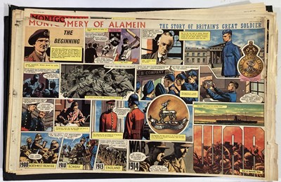 Lot 151 - FRANK BELLAMY - THE EAGLE - MONTGOMERY OF ALAMEIN STORYBOARD.