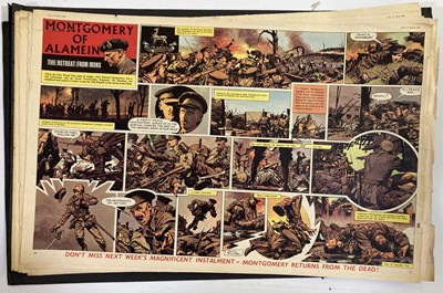 Lot 151 - FRANK BELLAMY - THE EAGLE - MONTGOMERY OF ALAMEIN STORYBOARD.