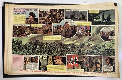 Lot 151 - FRANK BELLAMY - THE EAGLE - MONTGOMERY OF ALAMEIN STORYBOARD.