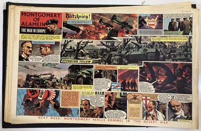 Lot 151 - FRANK BELLAMY - THE EAGLE - MONTGOMERY OF ALAMEIN STORYBOARD.