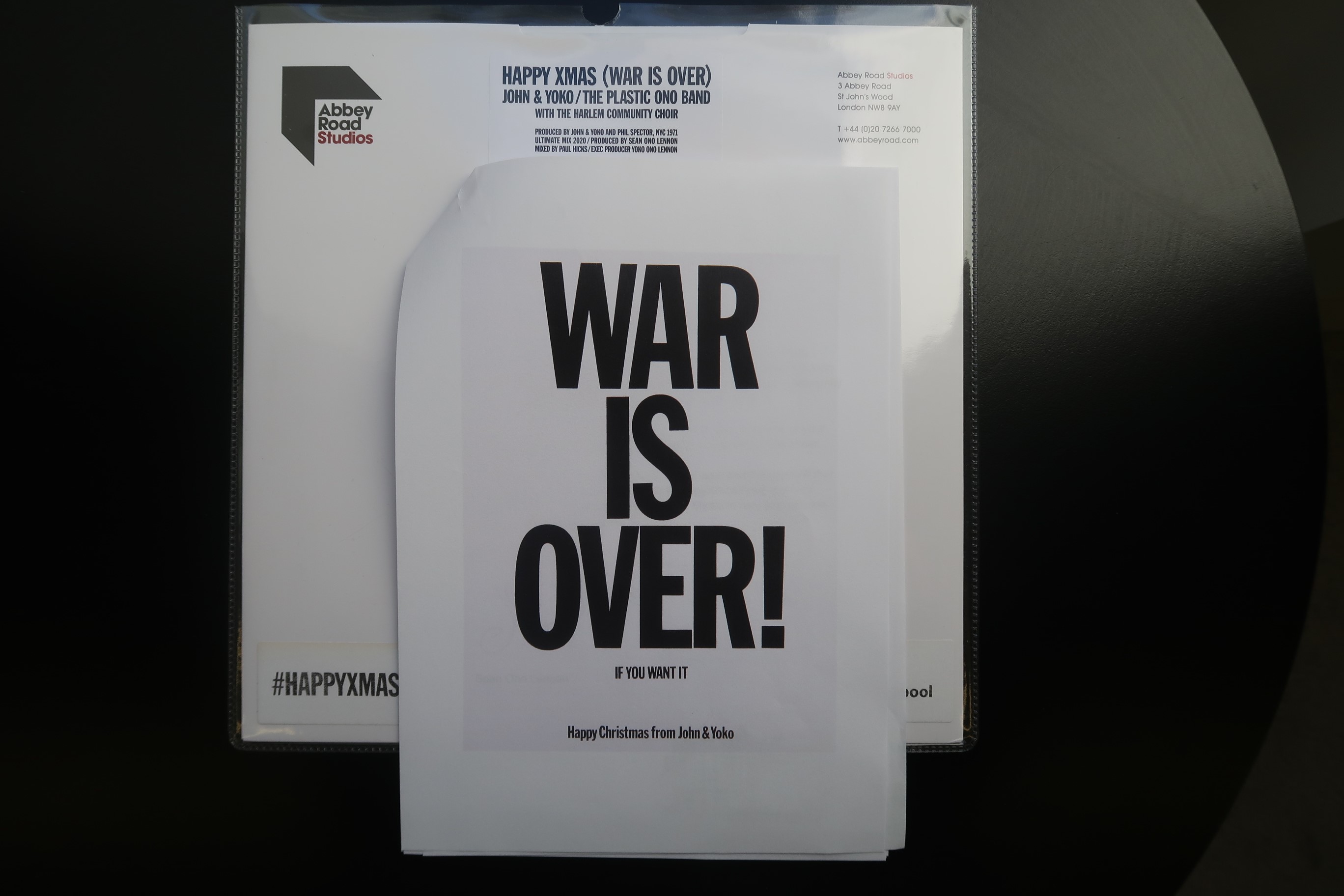 HAPPY XMAS (WAR IS OVER). (Ultimate Mix, 2020) John & Yoko Plastic