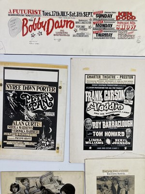 Lot 336 - THEATRE POSTER DESIGN MATERIALS.