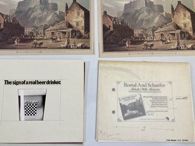 Lot 336 - THEATRE POSTER DESIGN MATERIALS.