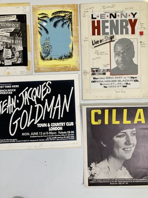 Lot 336 - THEATRE POSTER DESIGN MATERIALS.