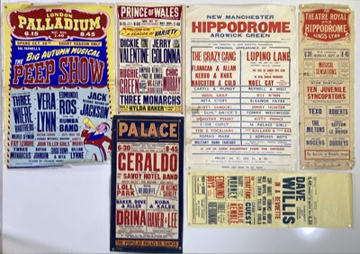 Lot 334 - VINTAGE AND ANTIQUE THEATRE POSTERS - VERA LYNN ETC.