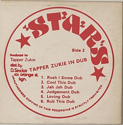 Lot 38 - TAPPER ZUKIE - IN DUB LP (SR 1000 - JA OG)