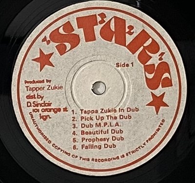 Lot 38 - TAPPER ZUKIE - IN DUB LP (SR 1000 - JA OG)