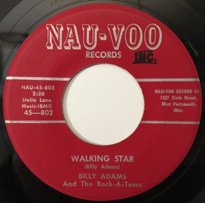 Lot 64 - BILLY ADAMS - WALKING STAR / YOU GOTTA HAVE A DUCK TAIL (NAU-VOO 45-802)