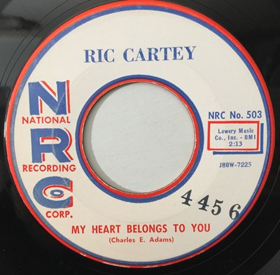 Lot 66 - RIC CARTEY - SCRATCHING ON MY SCREEN / MY HEART BELONGS TO YOU (NRC No. 503)