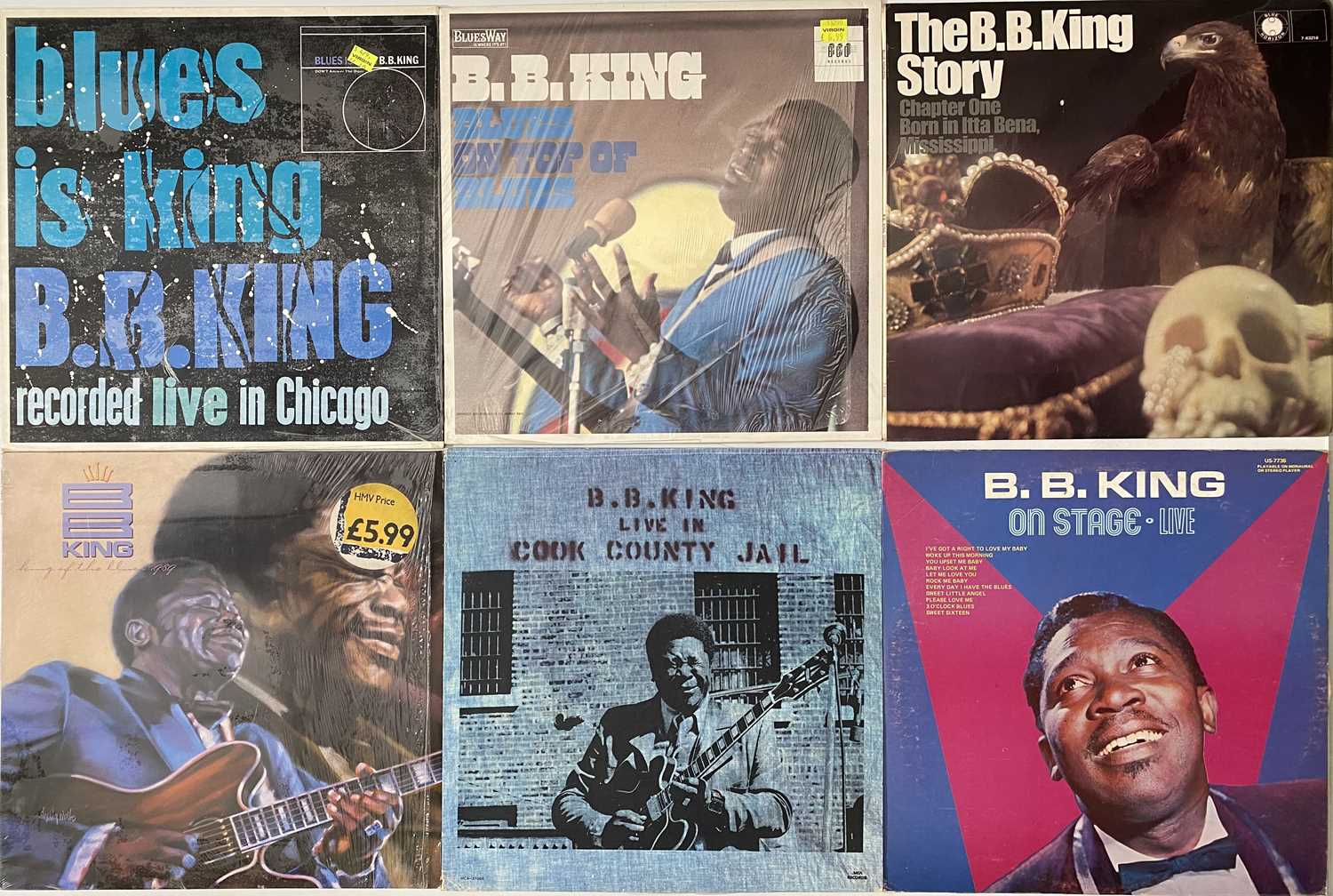 Lot 122 - KINGS OF THE BLUES - LPs (B.B./ ALBERT/