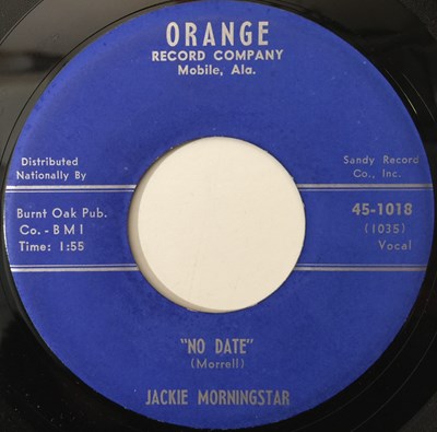 Lot 76 - JACKIE MORNINGSTAR - NO DATE / ROCKIN' IN THE GRAVEYARD (45-1018)