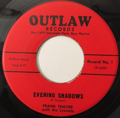 Lot 84 - FRANK THAYER - EVENING SHADOWS / LONG GREY HIGHWAY (OUTLAW CP-6923)