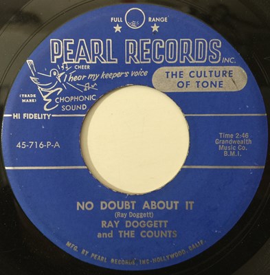 Lot 88 - RAY DOGGETT & THE COUNTS - NO DOUBT ABOUT IT / I'M AFRAID (45-716-P)